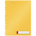 Obwoluta z folii Leitz Cosy A4 o zwiększonej pojemności - żółta