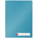 Obwoluta z folii Leitz Cosy A4 z 3 przegródkami - niebieska