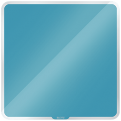 Szklana tablica magnetyczna Leitz Cosy 450x450mm - niebieska