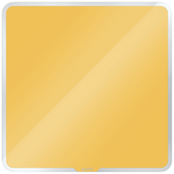 Szklana tablica magnetyczna Leitz Cosy 450x450mm - żółta