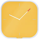 Zegar ścienny Leitz Cosy kwadratowy - żółty