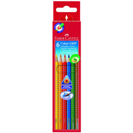 Kredki akwarelowe Faber-Castell GRIP 2001 - 6 kolorów