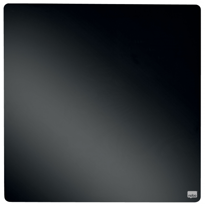 Tabliczka magnetyczna Nobo 36 x 36 cm - czarna