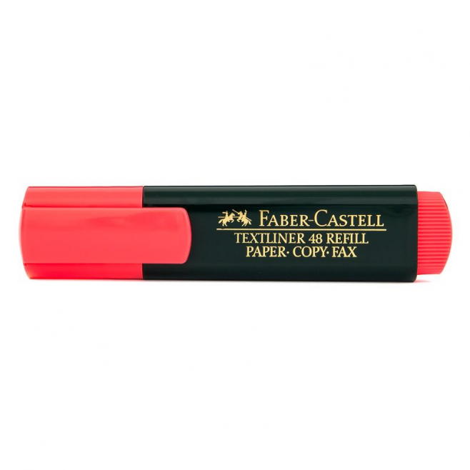 Zakreślacz Faber-Castell 48 - czerwony 