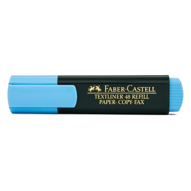 Zakreślacz Faber-Castell 48 - niebieski