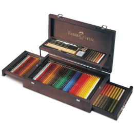 Kolekcja Art&Graphic Faber-Castell - 125 elementów/ drewniana kaseta