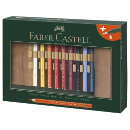 Kredki akwarelowe Albrecht Dürer Magnus Faber-Castell - 18 kolorów + rolowany piórnik