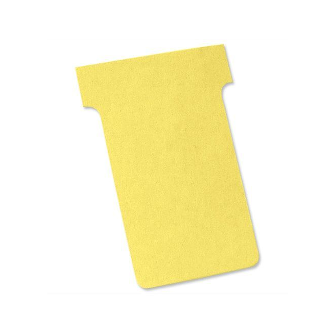 Karteczki T-Card Nobo, rozmiar 2 żółte/100szt