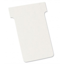 Karteczki T-Card Nobo, rozmiar 2 białe/100szt.