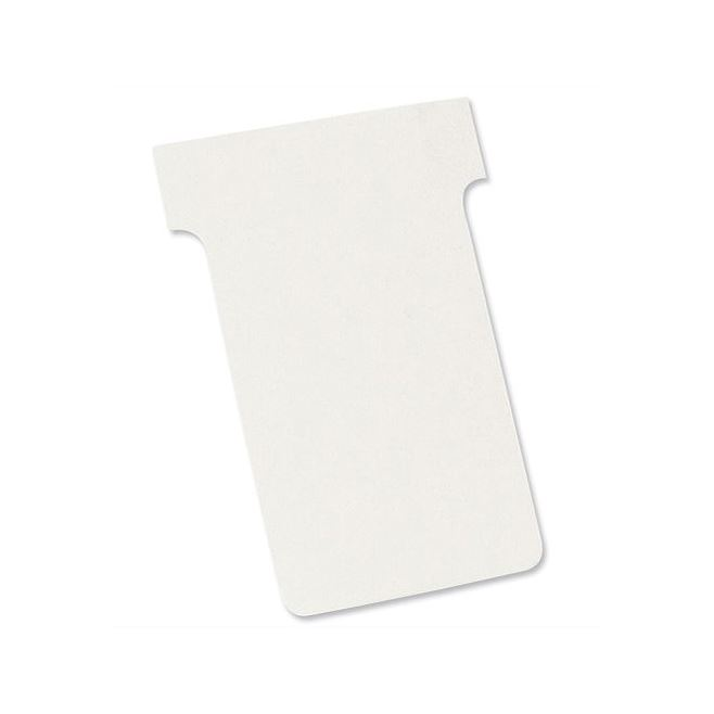 Karteczki T-Card Nobo, rozmiar 2 białe/100szt