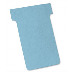 Karteczki T-Card Nobo, rozmiar 2 jasnoniebieskie/100szt.