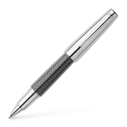 Pióro kulkowe E-motion Resin II Faber-Castell - Parquet, czarne
