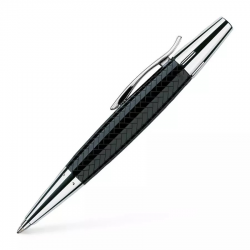 Długopis E-motion Resin II Faber-Castell - Parquet, czarny