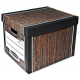 Pudło archiwizacyjne Fellowes Banker Box Woodgrain  - brązowe/2szt.