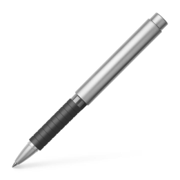 Pióro kulkowe Essentio Metal  Faber-Castell - matowo-szare
