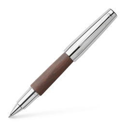 Pióro kulkowe E-motion Faber-Castell - Pearwood, ciemny brąz