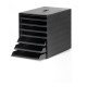 Pojemnik z siedmioma szufladami z osłoną IDEALBOX - czarny