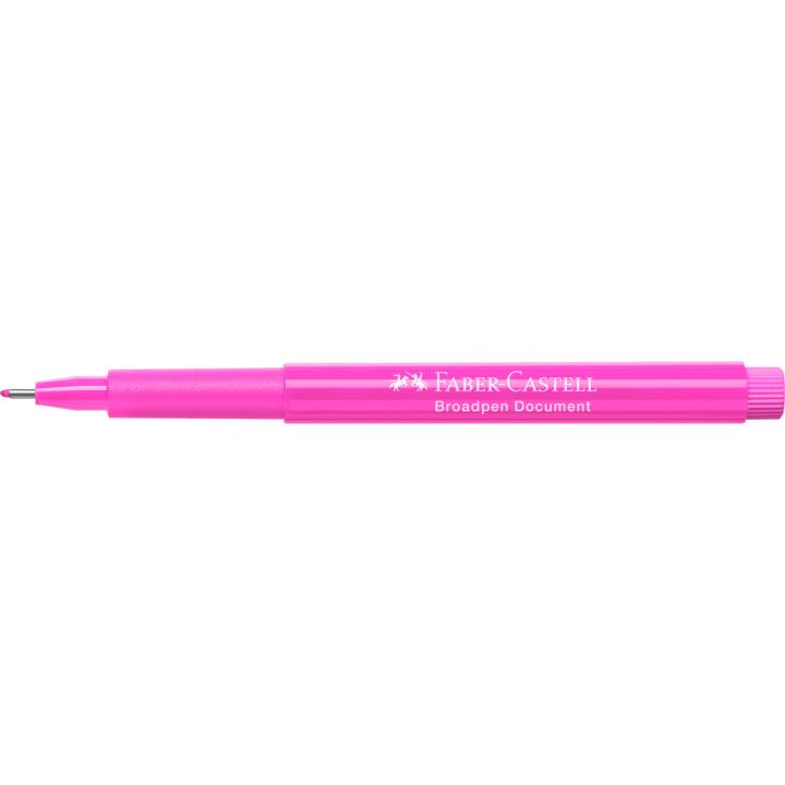 Cienkopis Faber Castell 1554 Broadpen 0,8mm - różowy
