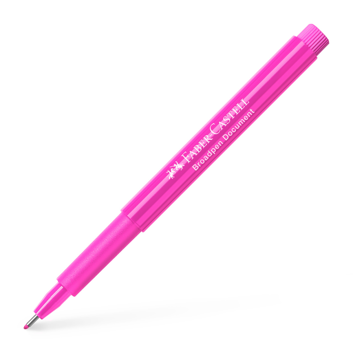 Cienkopis Faber Castell 1554 Broadpen 0,8mm - różowy