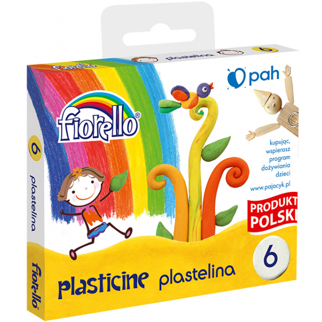 Plastelina Fiorello - 6 kolorów