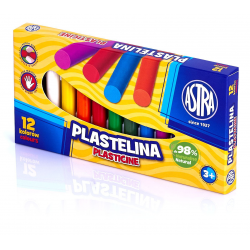Plastelina Astra - 12 kolorów