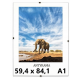 Antyrama plexi/szkło akrylowe format 59,4 x 84,1 cm - A1
