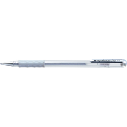 Długopis żelowy Pentel K118 - srebrny