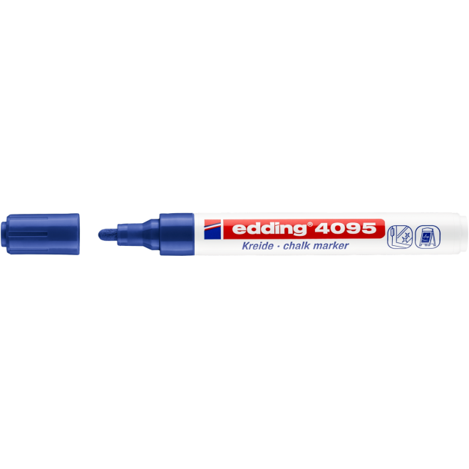 Marker kredowy Edding 4095 - niebieski