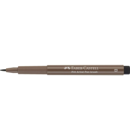 Pisak artystyczny Faber-Castell - PITT ARTIST PEN B - 177 - walnut brown/ brązowy