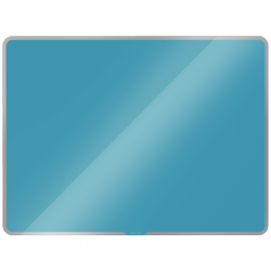 Szklana tablica magnetyczna Leitz Cosy 80x60cm - niebieska
