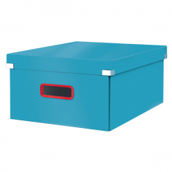 Pudełko do przechowywania Leitz Click & Store Cosy, duże - niebieskie