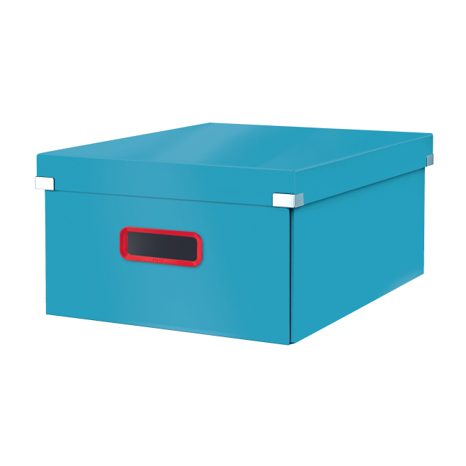 Pudełko do przechowywania Leitz Click & Store Cosy, duże - niebieskie