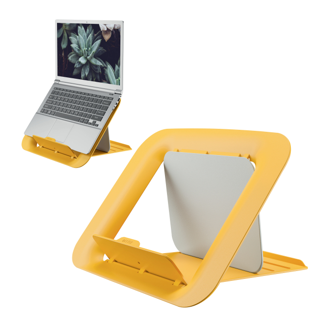 Podstawka pod laptopa Leitz Ergo Cosy - żółta