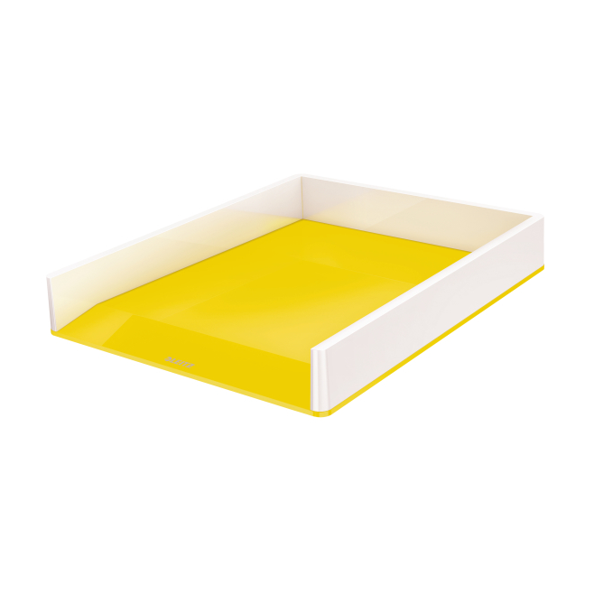 Półka na dokumenty Leitz WOW dwukolorowa - żółta