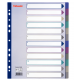 Przekładki plastikowe Esselte Multicolor A4 Maxi - 12 kart