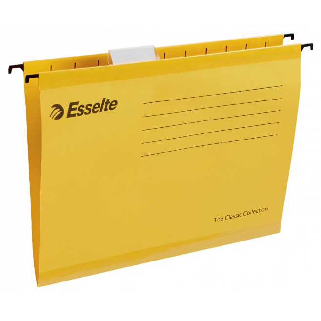 Teczka zawieszana Esselte Classic A4 - żółta