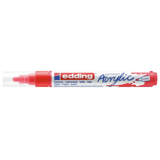 Marker akrylowy Edding 5100 - czerwony