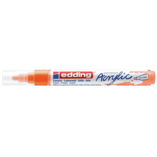 Marker akrylowy Edding 5100 - neonowy pomarańczowy