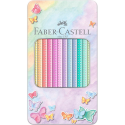 Kredki ołówkowe Faber-Castell Sparkle - 12 kolorów pastelowych
