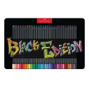 Kredki ołówkowe Faber Castell Black Edition - 36 kolorów - metalowe pudełko