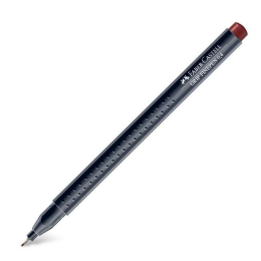 Cienkopis Faber-Castell GRIP 0,4 mm - brązowy
