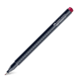Cienkopis Faber-Castell GRIP 0,4 mm - karminowy