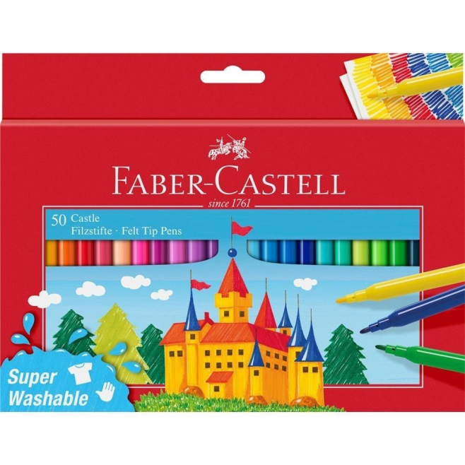 Pisaki Faber-Castell Zamek - 50 kolorow