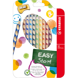 Kredki ołówkowe Stabilo EASYcolors - 12 kolorów - dla leworęcznych