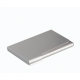 Wizytownik Durable osobisty aluminiowy srebrny 241523