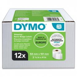 Etykiety DYMO 101x54mm Value Pack 12x220 szt. organizacyjne - białe