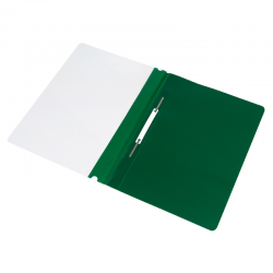 Skoroszyt plastikowy twardy PCV Biuro Plus - zielony