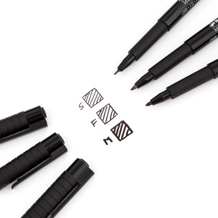 Foliopis Faber-Castell Multimark F 0,6mm - czarny