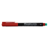 Foliopis Faber-Castell Multimark F 0,6mm - czerwony