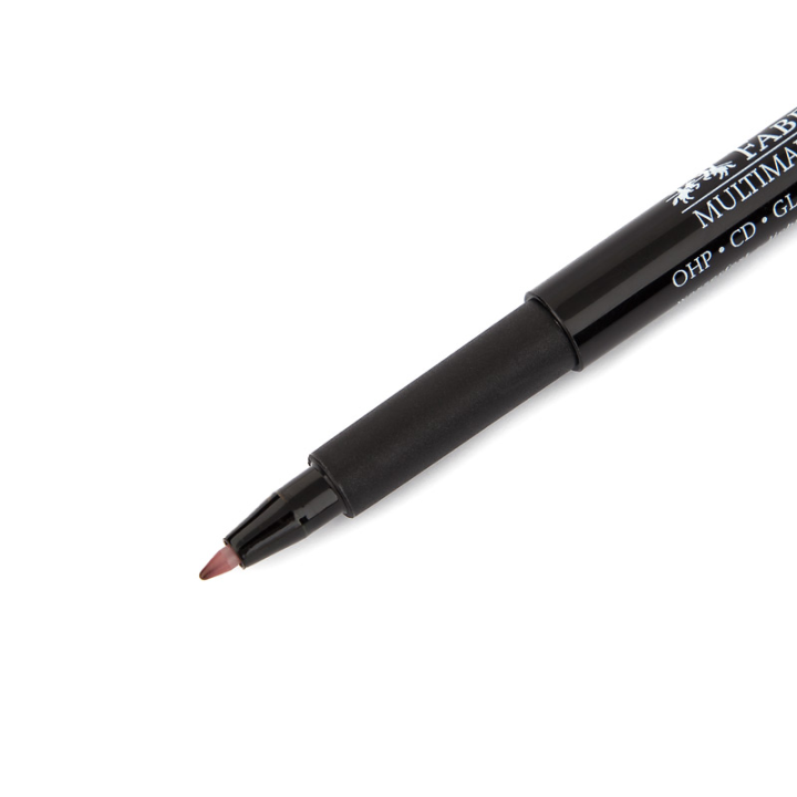 Foliopis Faber-Castell Multimark F 0,6mm - czerwony